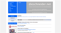Desktop Screenshot of dieschneider.net